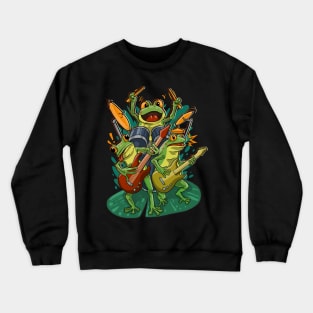 frog band Crewneck Sweatshirt